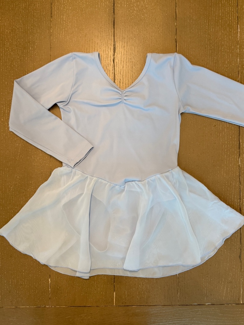 SHEIN Youth Girls’ Ballet Tutu Leotard • Long-Sleeve Dance Bodysuit • Size 7Y